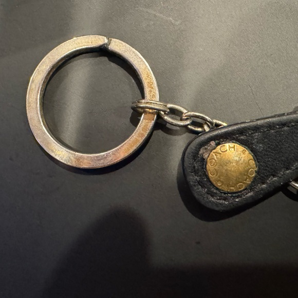 Coach Slim Style Legacy Classic leather key ring coin purse RARE! - Picture 4 of 5
